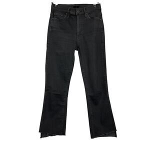 Mother Classic Black Insider Crop Denim Jeans Size 26